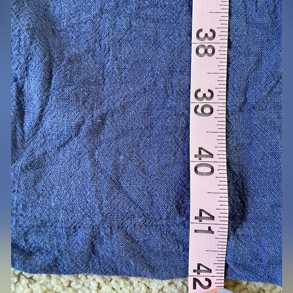 Easel wide leg pants blue patch pockets - Picture 4 of 10